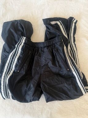 90s LL Bean Vintage Track Pants with Zipper Bottom & Pockets